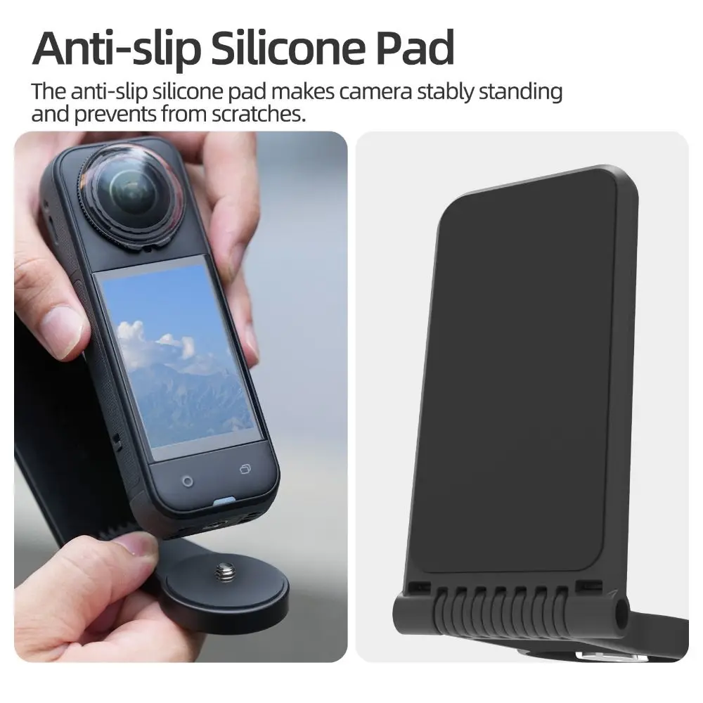 Rotatable Magnetic Bracket Adjustable Quick-reslease Mount Base Universal for DJI Osmo 360/Action 5Pro/Pocket 3/Insta360 X5