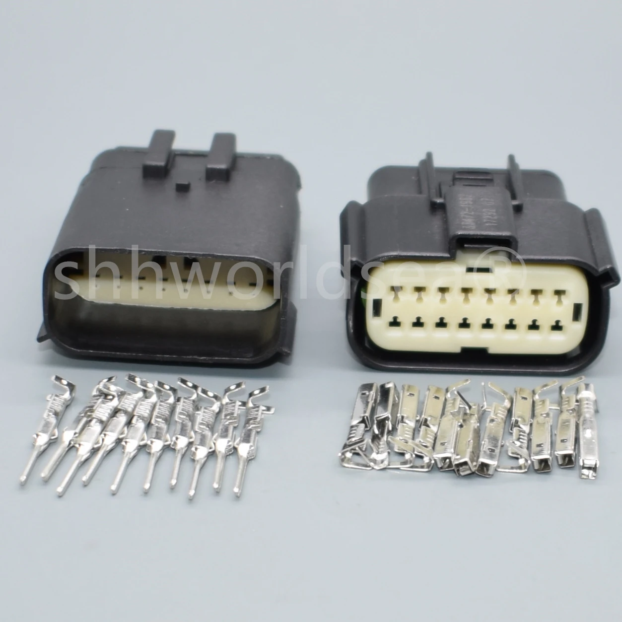 shhworldsea 16 Pin 33472-1601 33482-1601 Headlight Socket Automotive Lamp Light Connector For Ford Focus Mondeo 33472-1740