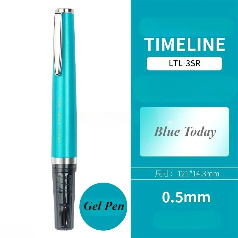 

Pilot TimeLine LTL-3/5SR Gel Pens 0.5mm High Quality Deep Gray Colors Luxury Rollerball Pen Black Refill Student Office Gift