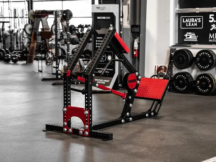 نوع T أفقي، تجديف الظهر، سحب مائل للخلف، غرفة معدات اللياقة البدنية لتدريب العضلات والظهر التجاري الخاص