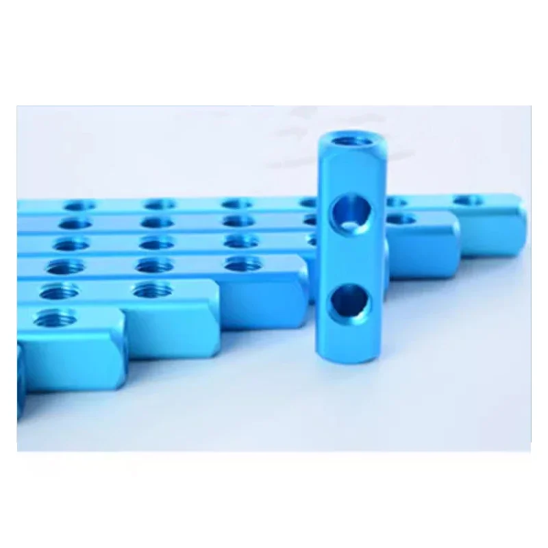 

1Pcs Pneumatic Accessories Multi-Pipe Air Distribution Manifold With SML Base AL-Position 1/4 Thread Pneumatic Quick Connector