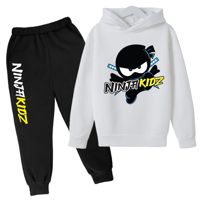 Hooded sweatshirts for boys and hoodies for girls NINJA KIDZ Kids Casual Sweatshirts Spring and fall kids hoodies and sweatpants