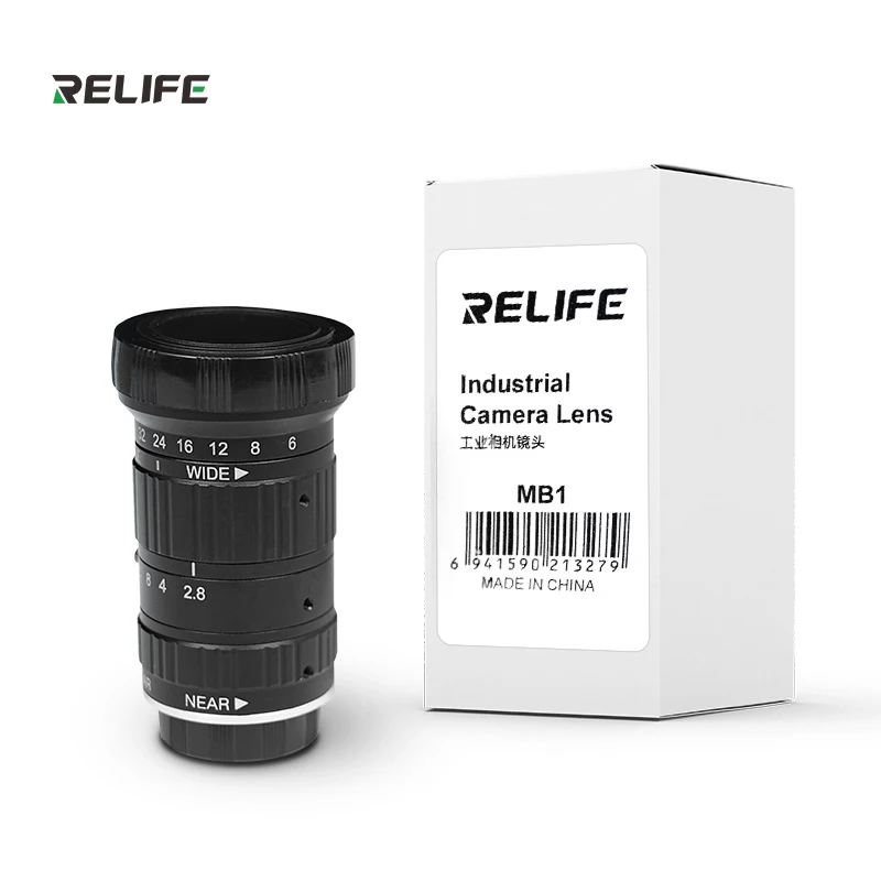 RELIFE MB1 Industrial Camera Lens, 12 Megapixels for Clear Imaging, Multi-Sensor Compatibility FA Zoom Lens 6-36MM