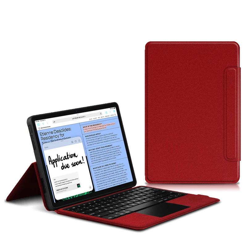 Funda para Xiaomi Pad 5 Pro MiPad 5 Pro 11 "Mi Pad 5 Tablet PC Portabl Bluetooth teclado con TouchPad Fundas protectoras TPU