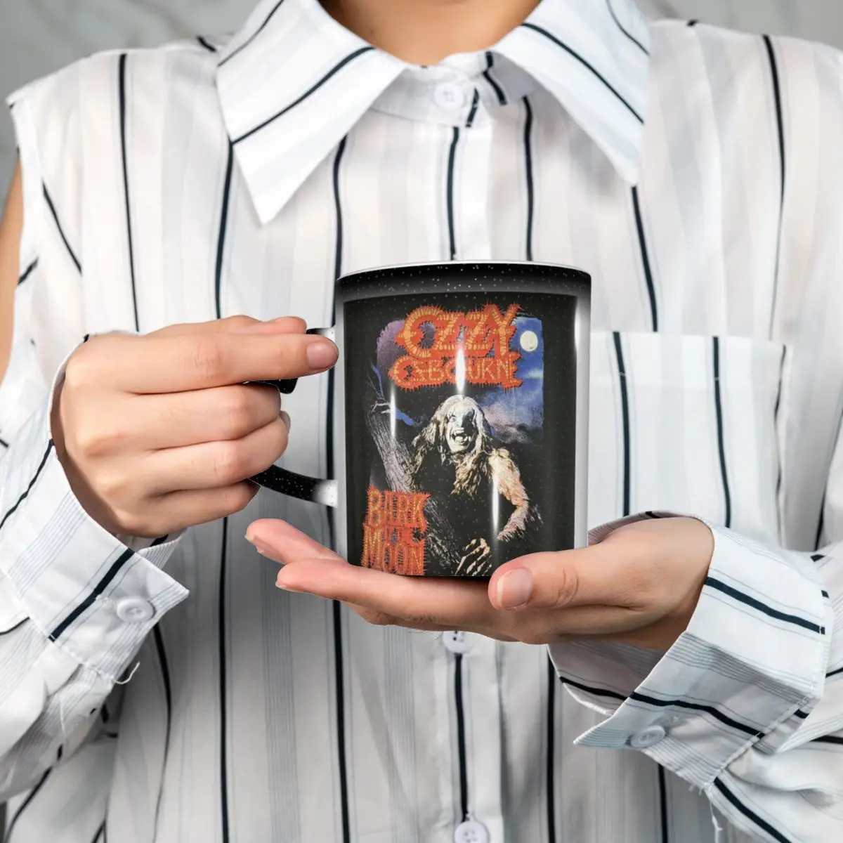 Taza de Spencer's Ozzy Osbourne Merch para hombre, divertidas tazas de café de cerámica, tazas de té, taza de leche, artículos para beber, regalo para amigos