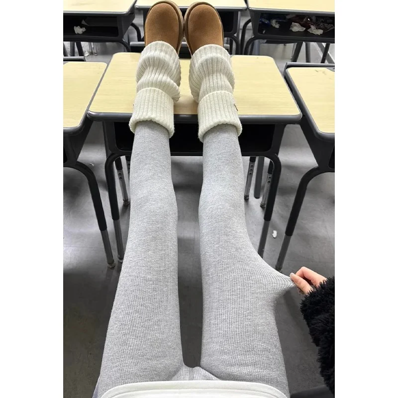 Leggings Pants Women Clothes Clothing Female Y2K Emo Korean Popular Autumn Gothic Winter Fall Shoujo Himegyaru 2000S Kawaii Sexy