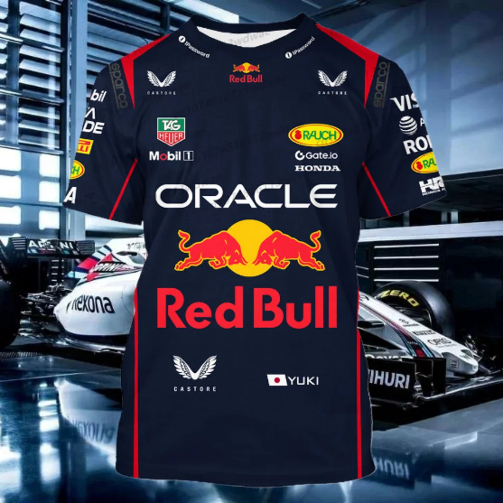 

​Formula1 F1 T-shirt For Men.Oracle.F1 Team Max Verstappen Official Licensed Racing Gear T-Shirts Fan Gifts Exclusive Design​
