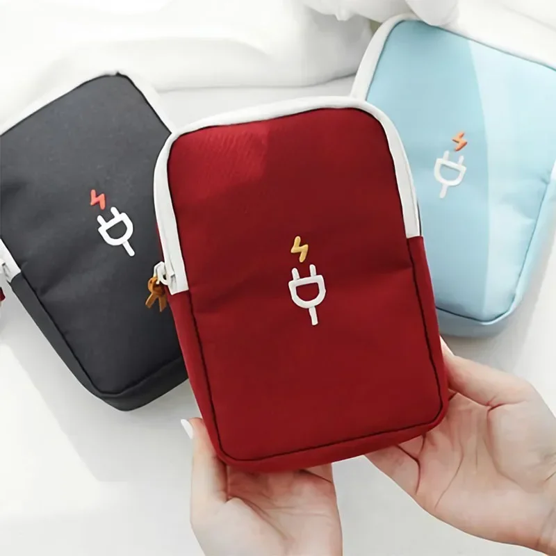 Portable Travel Accessory Bag Phone Cable Digital USB Electronic Organize Bag Men Women Gadget Travel Cellphone Charger Holder