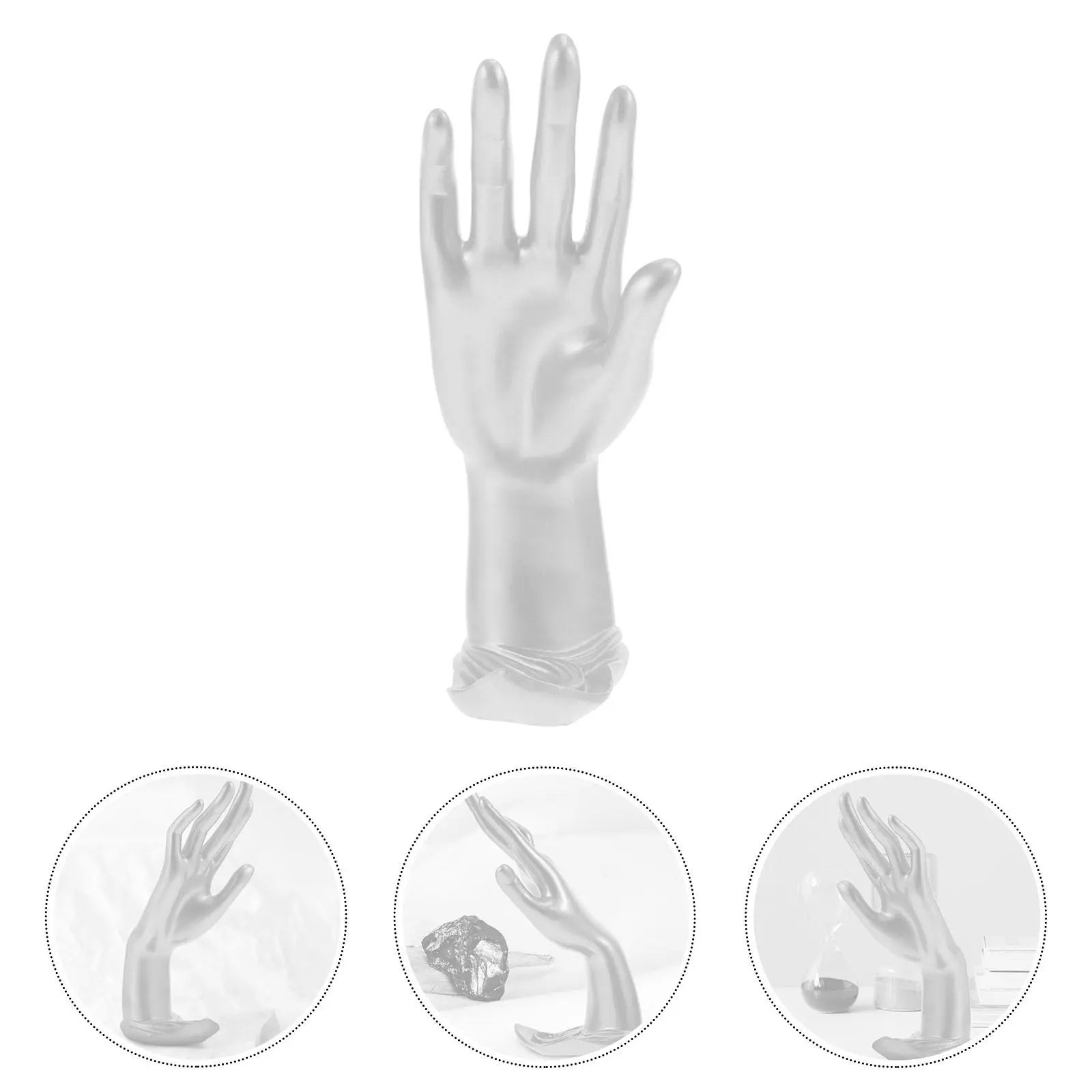 

1Pcs Jewelry Holder Decorative Hand Shape Ring Stand Bracelet Display Rack Jewelry Organizer Storage Desktop Display