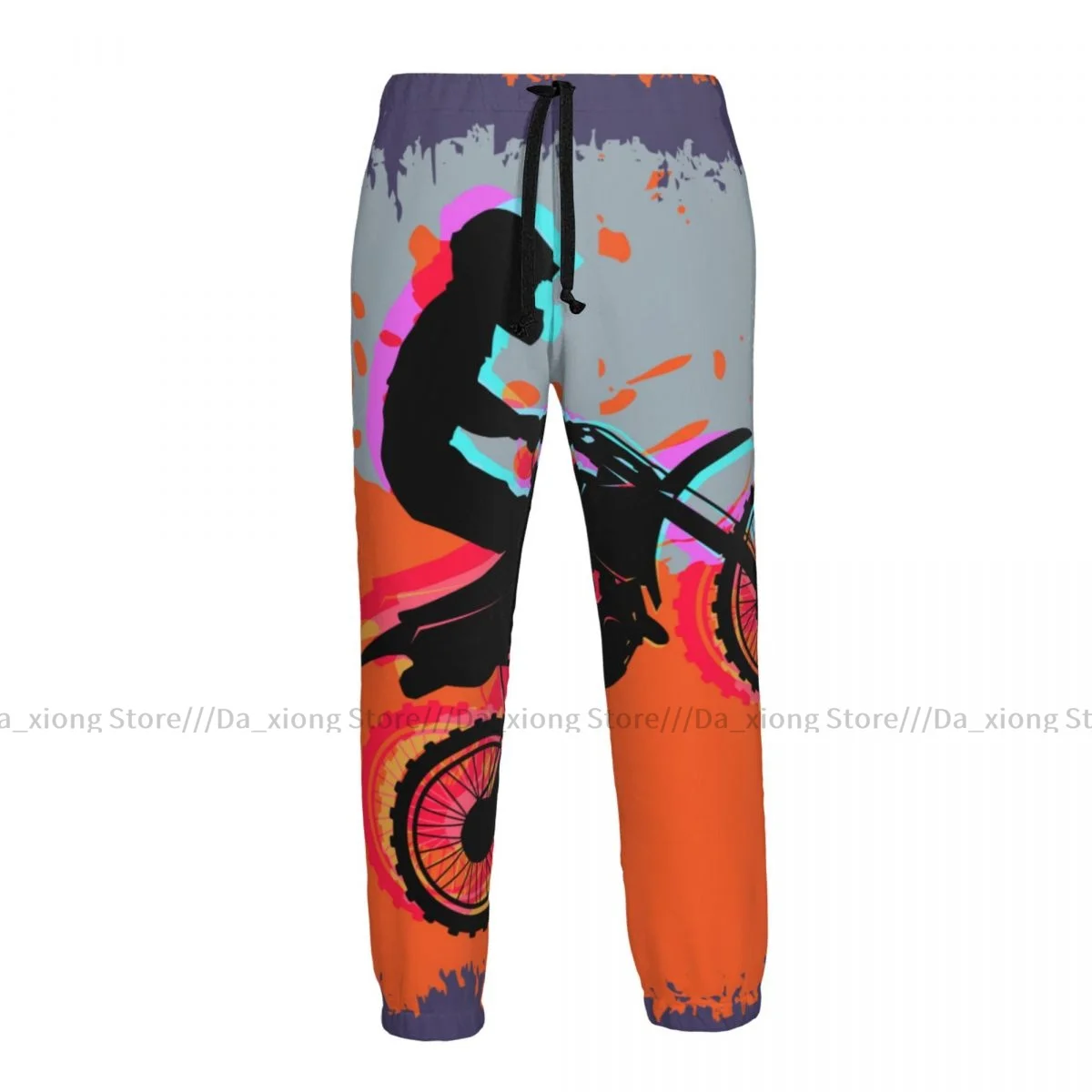 

Man Casual Pants Motocross Rider Dirt Bike Abstract Casual Trousers Sport Jogging Tracksuits Sweatpants Male Pants