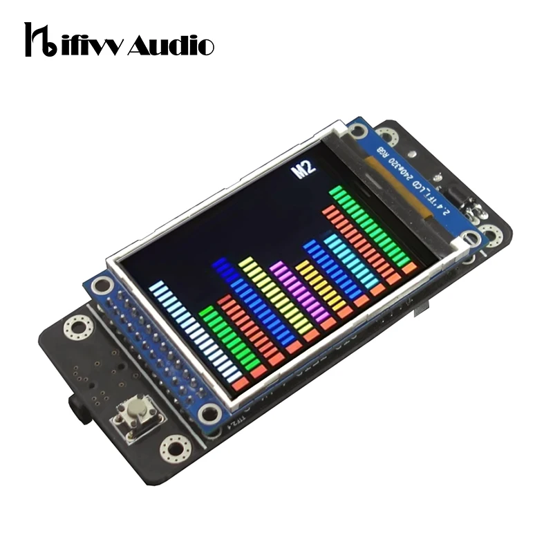 3.14 Inch TFT Display Screen Monitor Wafer Thermometer Voltage Detection Music Spectrum Circuit Board For Speaker/Amp/Preamp DIY