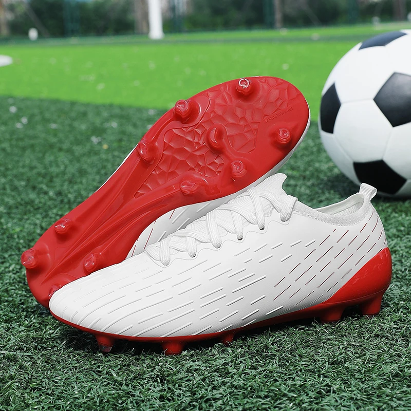 

Soccer Shoes For Men Professional Football Field Boots Grass Training Football Shoes Society Cleats Sneaker Long Spikes