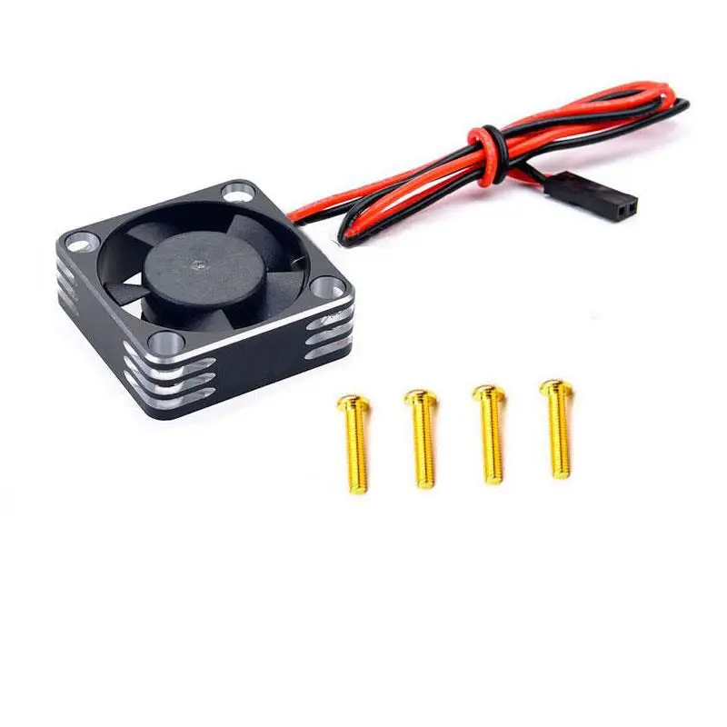 Hot Team RC Motor Cooling Fan 30*30*10MM Silver + Black