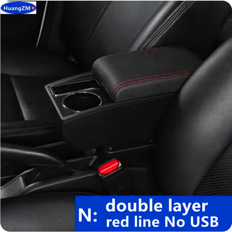 Voor Volkswagen UP Armsteun Doos Voor Skoda Citigo VW UP Seat Mii Auto Armsteun Console Opbergdoos Bekerhouder Auto Accessoires