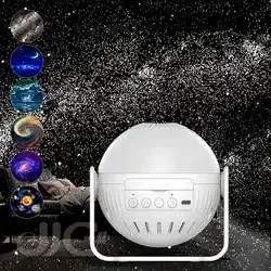 LED Star Projector Night Light Desk Light 6 inch 1 Planetarium Projectionr Starry Sky Projector Lamp USB Rotating Night Lights