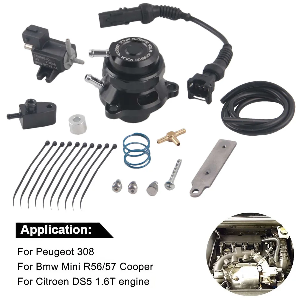 For Peugeot 308 & Mini R56/57 Cooper And Citroen DS5 1.6T Engine Auto Atmosphere Turbo Intake Blow Off Valve