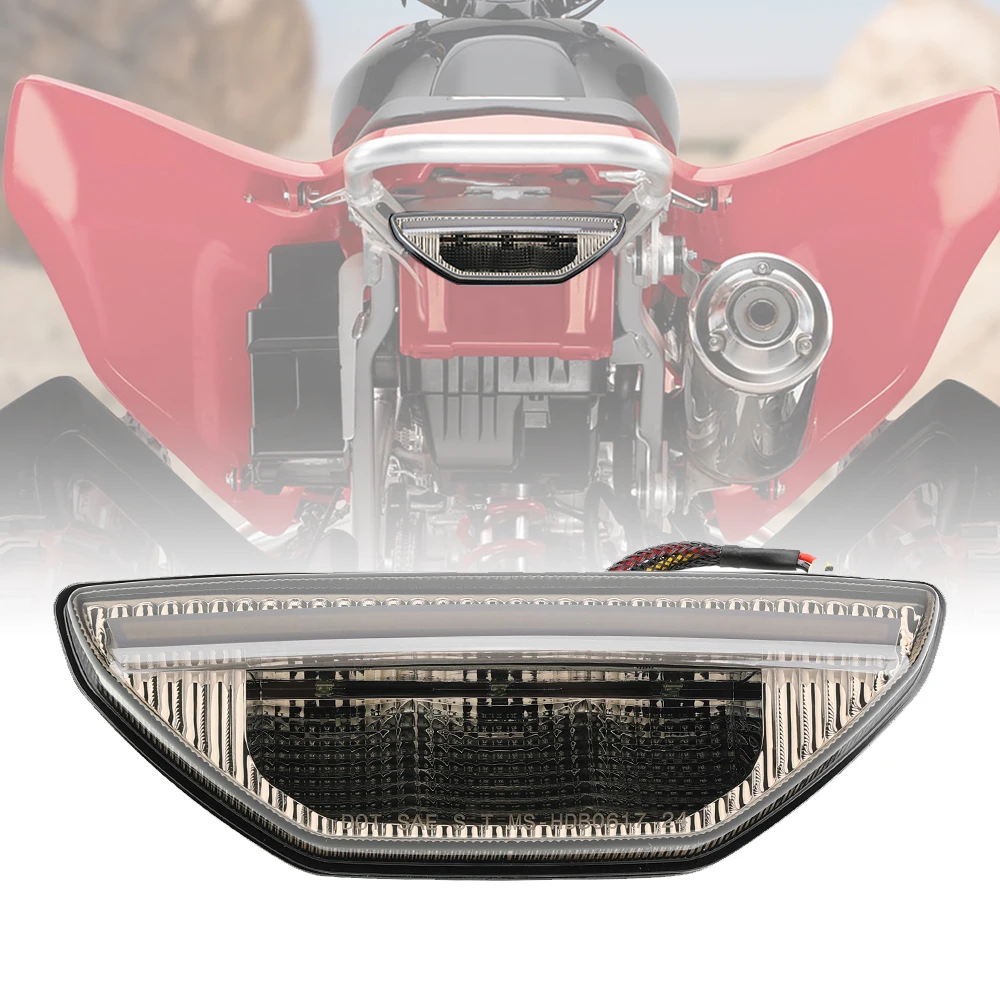 

KEMIMOTO ATV LED Tail Light Brake Lamp Compatible with Honda TRX250 300 400EX 400X 500 700 for Pioneer 500 MUV700 33700-HN1-A71