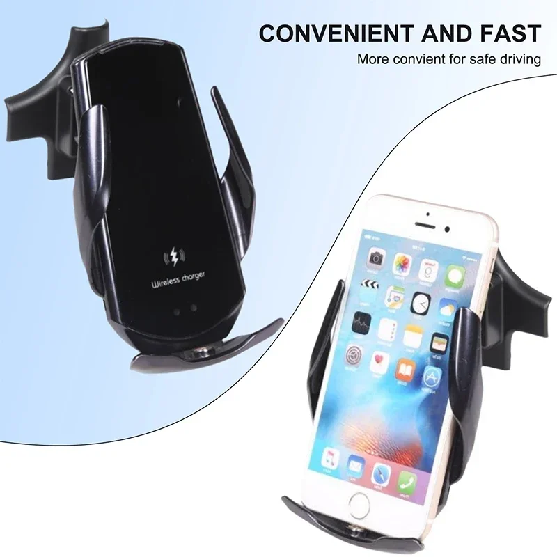 

ABS Black For Chevrolet Corvette C6 2005-2013 Car central control mobile phone stand car interior modification accessories