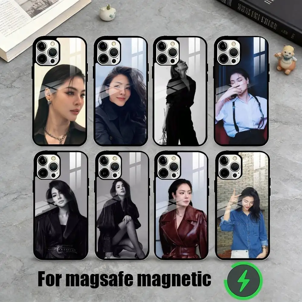 

Faye P-Peraya M-Malisorn Phone Case For iPhone17,16,15,14,13,12,11 Plus,Pro Magnetic with Magsafe Wireless Charging