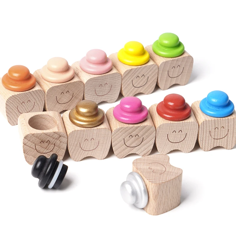 2Pcs Baby Milk Teeth Storage Box Dentistry Souvenir Gifts Wooden Teeth Umbilica Save Storage Container Keepsake Baby Shower Gift