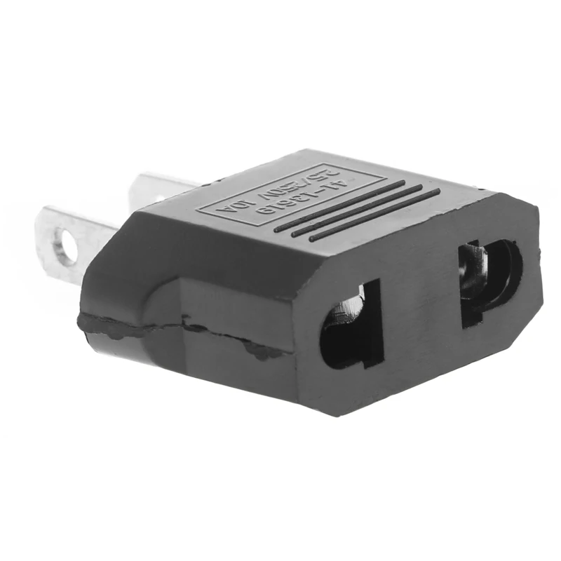 US EU Europe To US Power Converter Travel Adapter Wall Plug Home