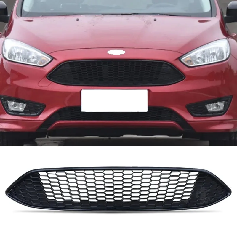 Car Mesh Grill Front Bumper Grille For  Ford Focus Upgrade CTCC honeycomb grill 2015 2016 2017 2018
