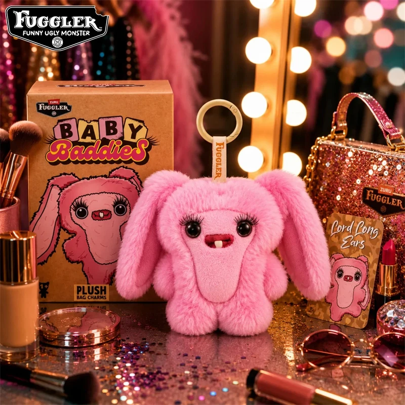 Original Fuggler Funny Ugly Teeth Monsters Plush Toys Blind Box Kawaii Fuggler Baddies Series Peluche Dolls Keychains Pendant view 4