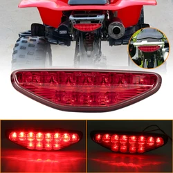 ATV Red LED Tail Light Assembly for Honda TRX 450R, Rear Brake Stop Light Tail Lamp for Honda TRX 450 R ER 2006-2014