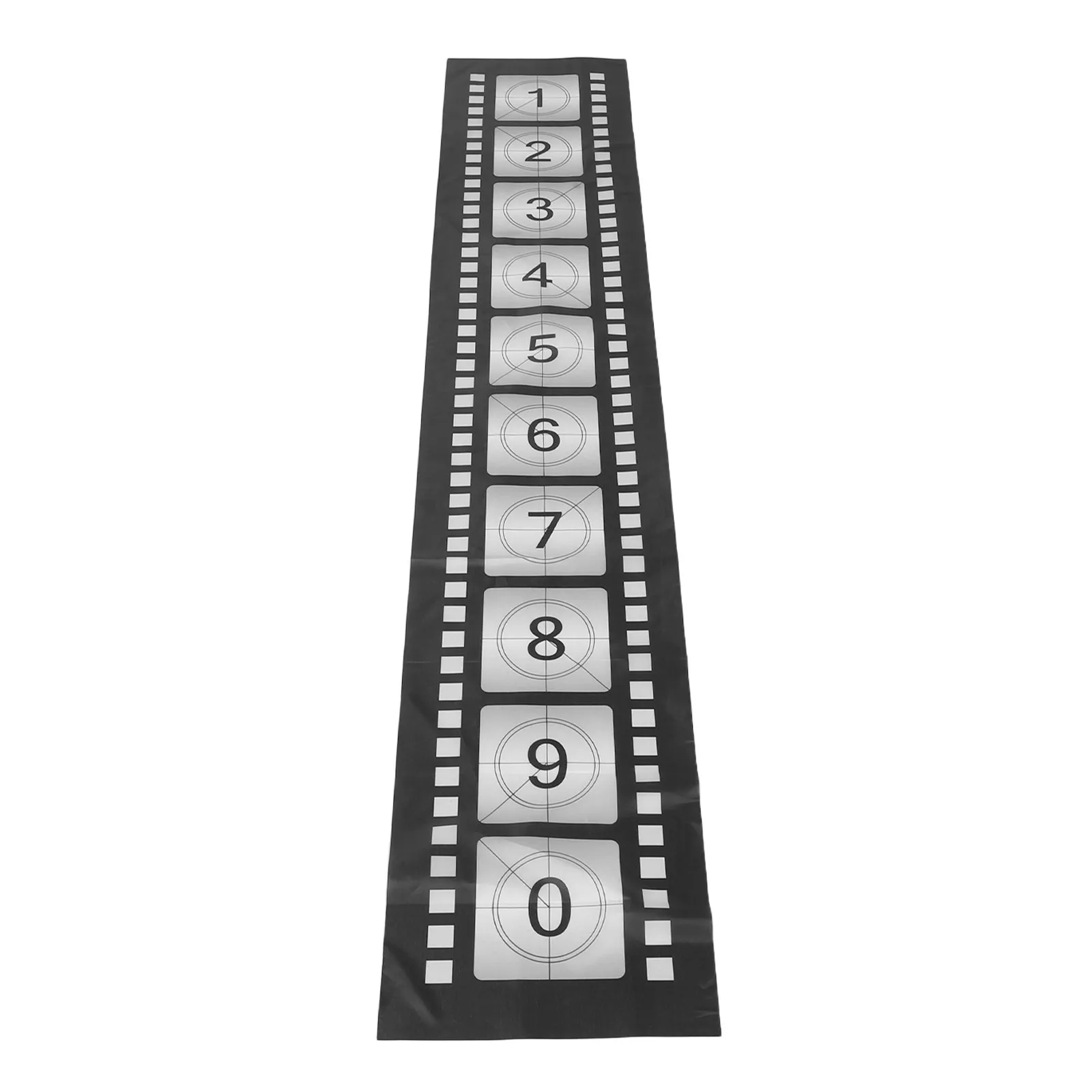 Movie Theme Table Runner 72x12.6 Retro Film Strip Design Movie Night Party Decorations Theater Home Cinema Decor