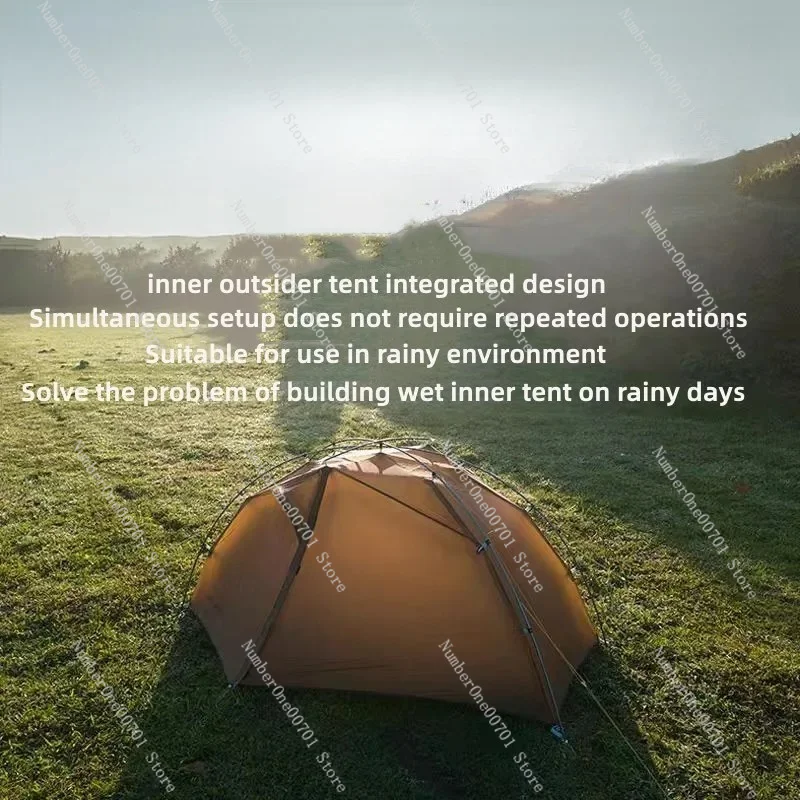 Ultralight Tent 3/4 Season Portable Backpacking Tent for  Double Layer Tent for Camping, Climbing, Hiking