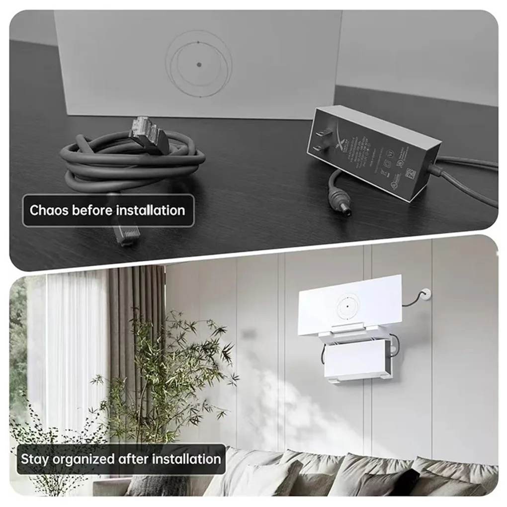 Крепление для маршрутизатора Starlink Gen 3 2 в 1, кронштейны для питания, держатель, экономия места, комплект для спутникового интернета, комплект монтажных кронштейнов