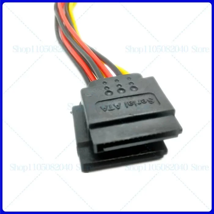 7pcs For one point two SATA power cord expansion cable SSD power cord 1 point 2 serial port 15P graphics card SSD power cable