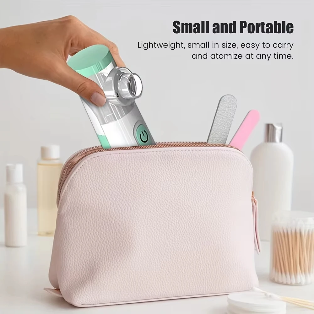 ABX Medical Handheld Portable Nebulizer Inhalator Adult Kids Mini Silent Steam Nasal Humidifier Inhaler Nebulizer for Asthma