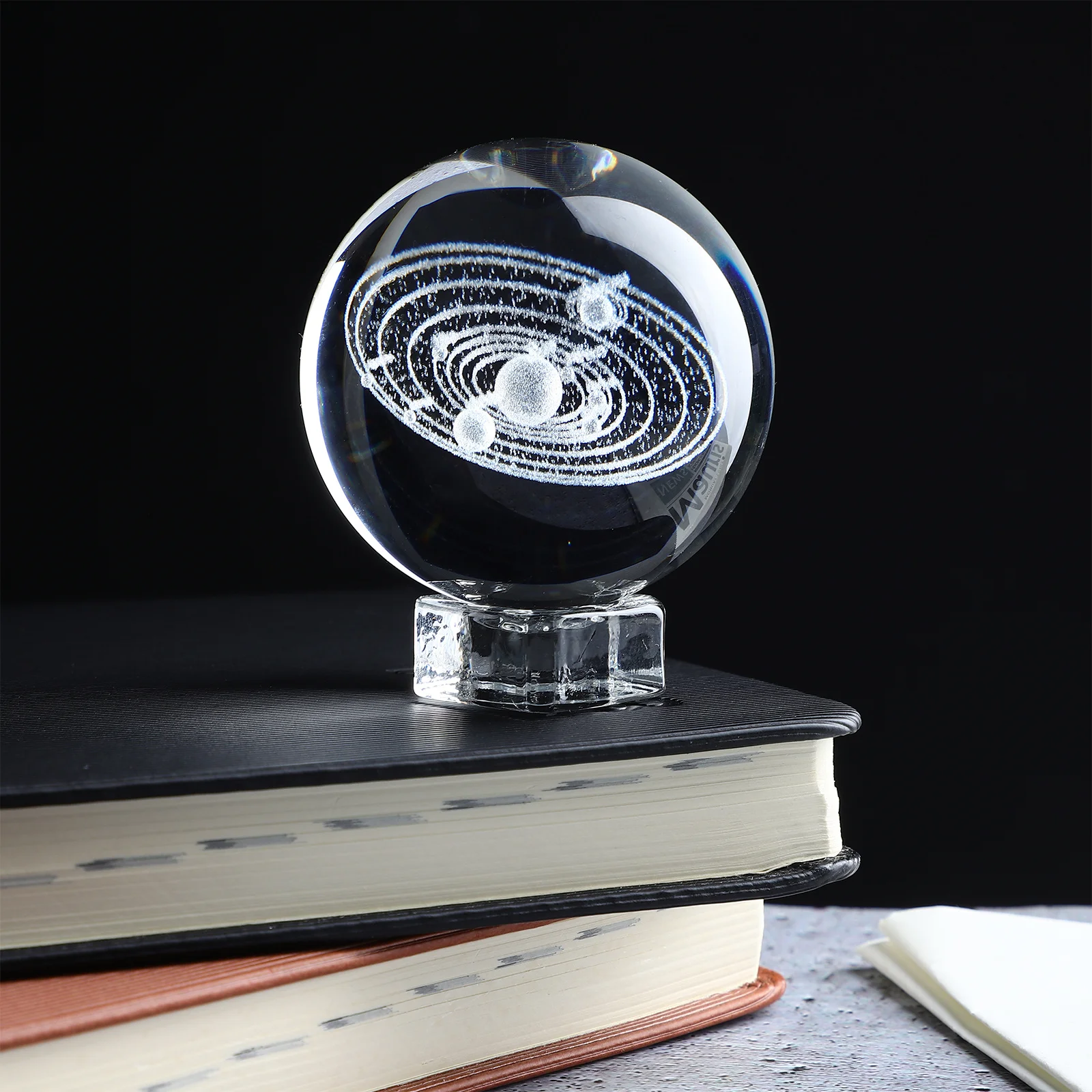 

System Crystal Ball Clear Planet Educational Gift for Children Astronomy Fans Physics Teachers Home Living Room Decor