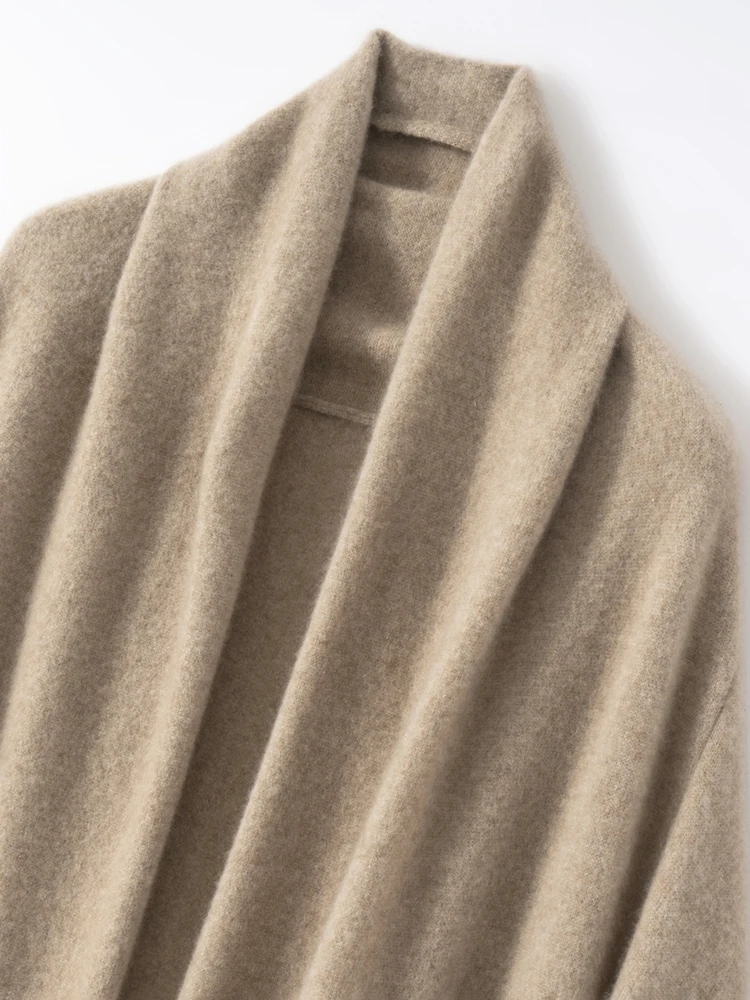 Tassel Shawl 100% Cashmere Autumn Winter Temperament Women's Warm Soft Comfort Exquisite High Quality Shawls Luxury Style