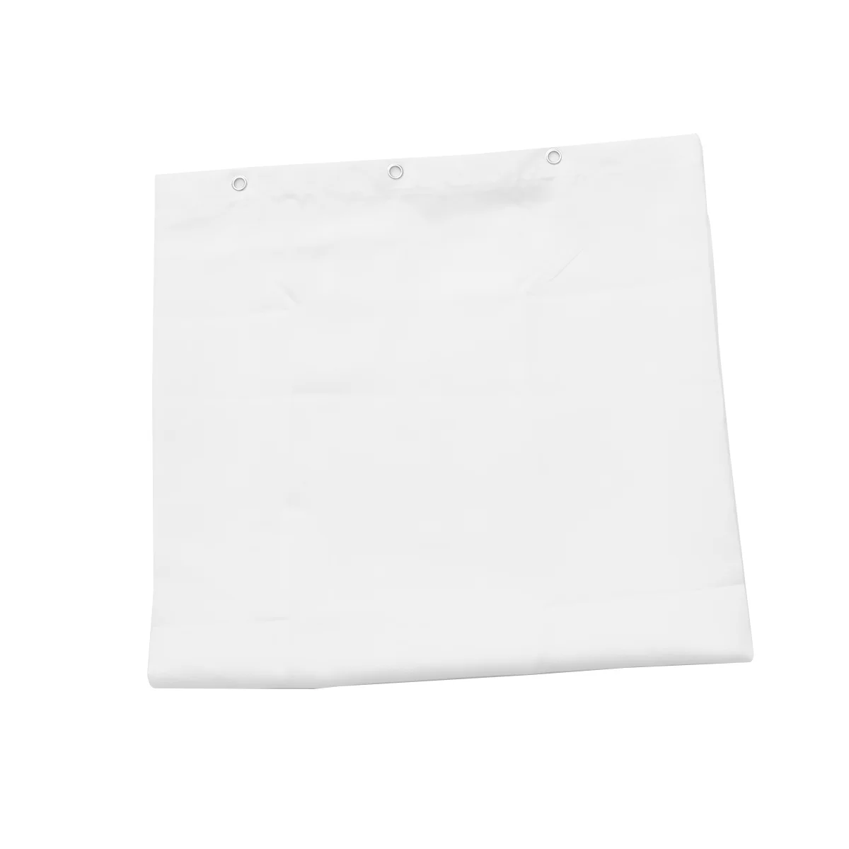 

Thickened Shower Curtain Waterproof Plain White Polyester Bath Curtain For Bathroom Mold Resistant With Ring Holes