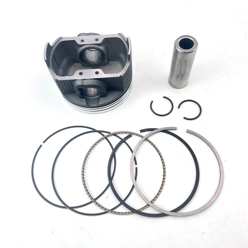 Motorcycle Parts Piston Set Rings Clip Kit For Suzuki AN250 Burgman Skywave 250 1998-2006 DR250 1990-1995