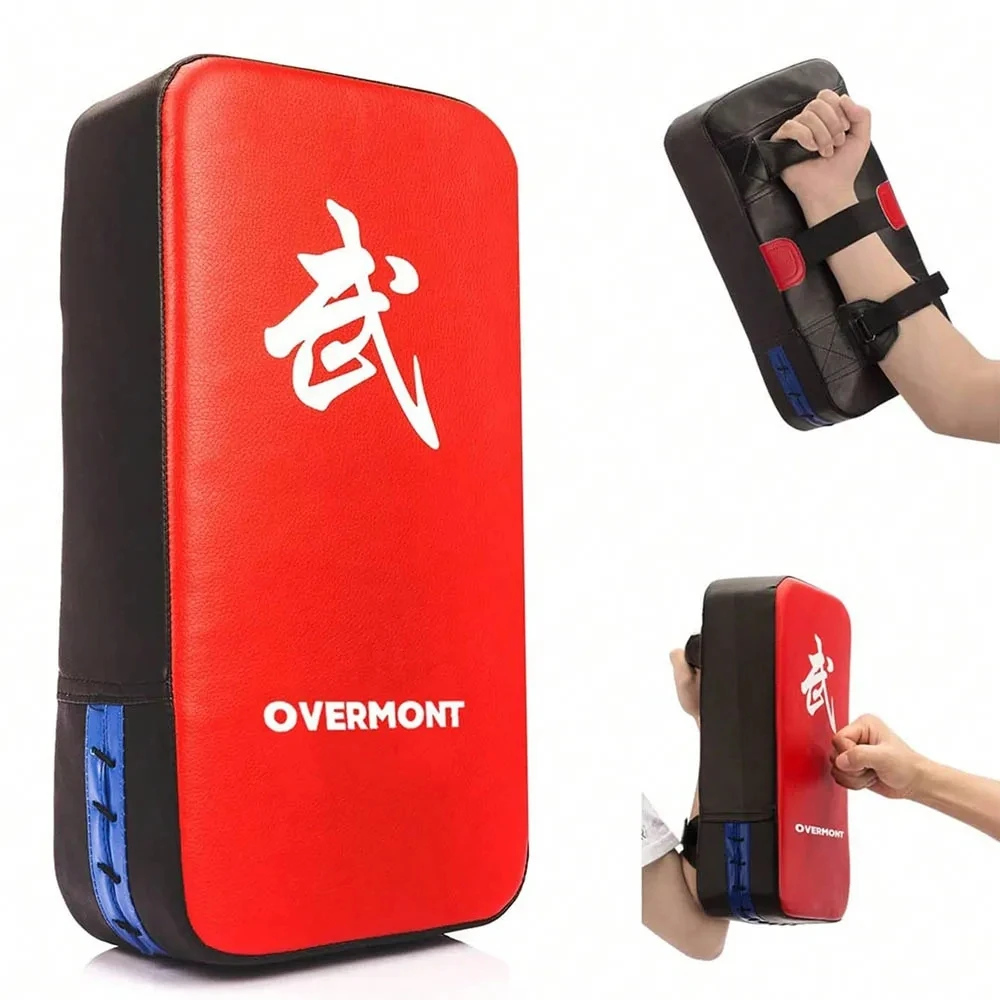 Taekwondo Kick Pad Punching Bag Boxing Pad Sand Bag PU Leather Fitness Training Striking Target Equipment Curved Kick Shield