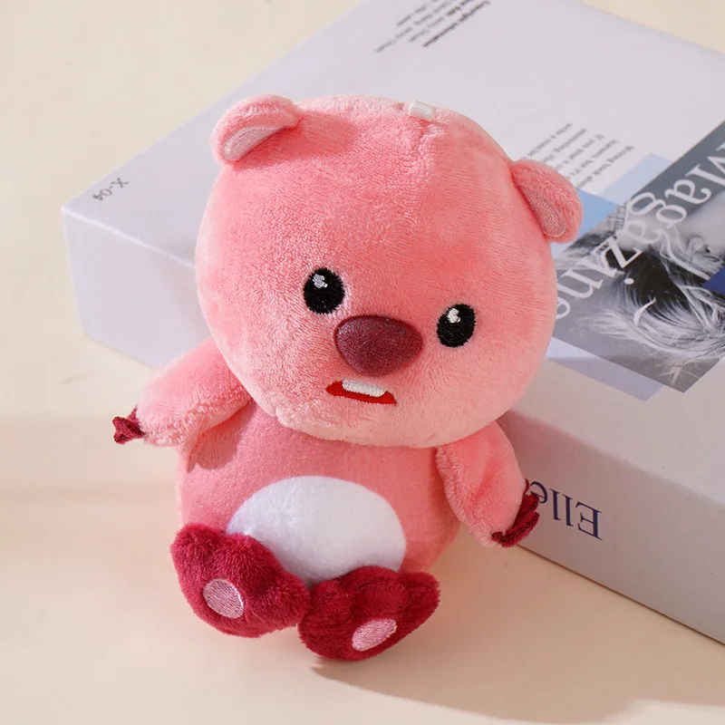 Cartoon Nette Biber Puppe Spielzeug Schlüsselbund Schul Anhänger Kawaii Kleine Biber Plüsch Spielzeug Tasche Charme kinder Spielzeug Geschenke