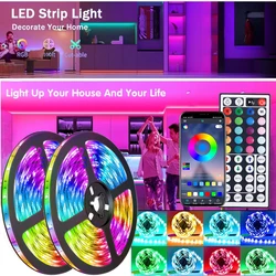 LED 라이트 스트립, 와이파이 5050 RGB LED 스트립, USB LED 조명, 유연한 루세스 다이오드, TV 백라이트, 방 장식용 램프 테이프, 1-30m