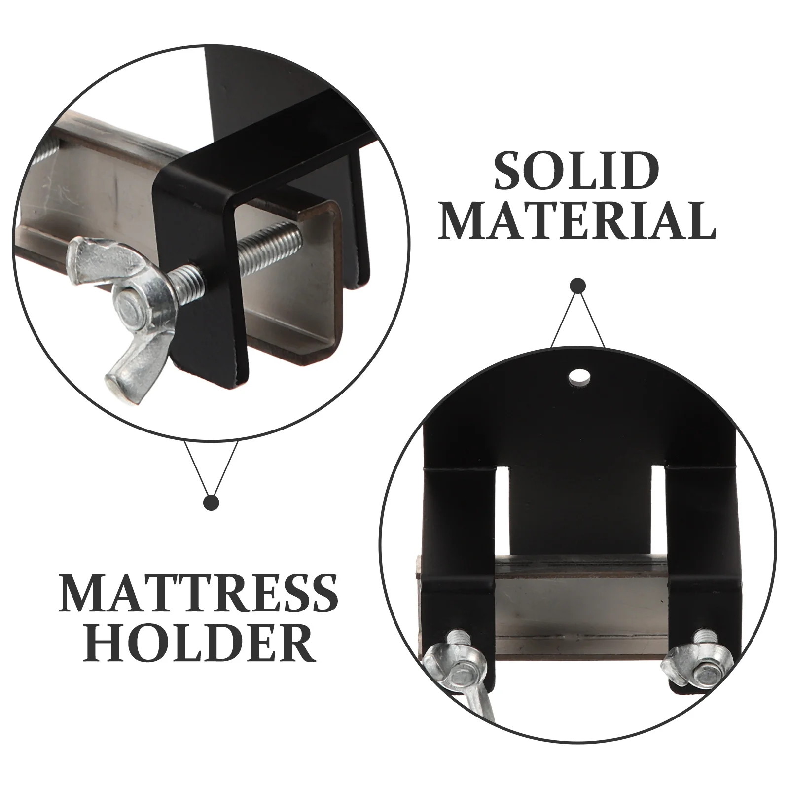 

1Set Non-Slip Mattress Retainer Bar Adjustable Mattress Gripper Bed Frame Stopper Anti Slide Bedding Holder Bedding Accessories