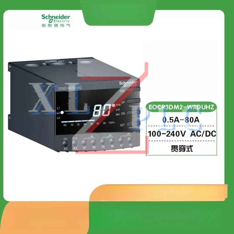

New Original EOCR3DM2 -WRDUHZ [0.5-80 A] Digital Display Electronic Overcurrent Relay 220V AC/DC