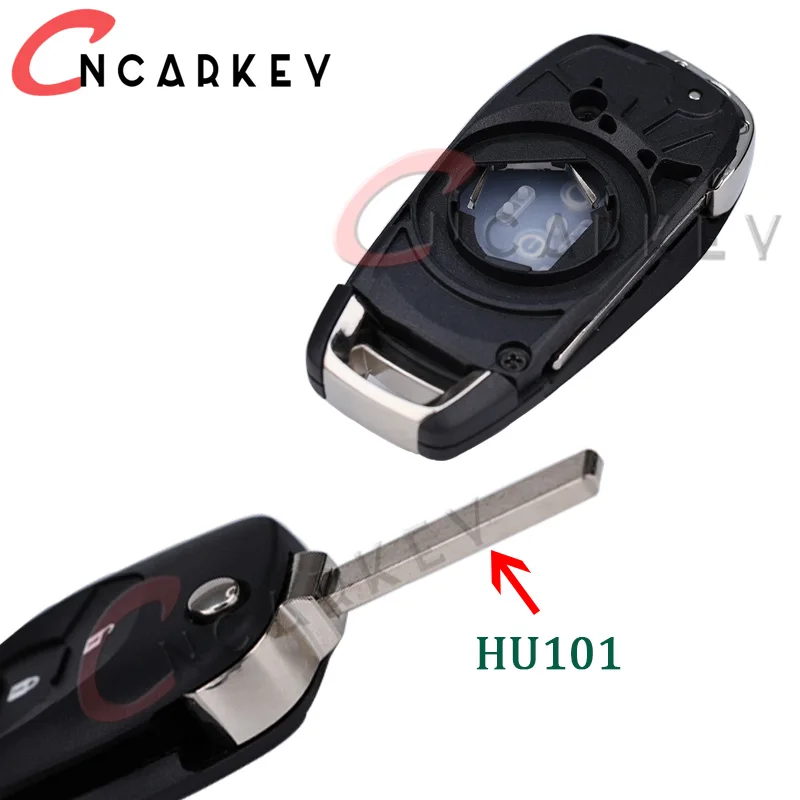 Remote Flip Key Fob Shell Case 2/3/4 Buttons For Chevrolet Cruze Aveo 2014-2018 Replacement Flip Cover Modified
