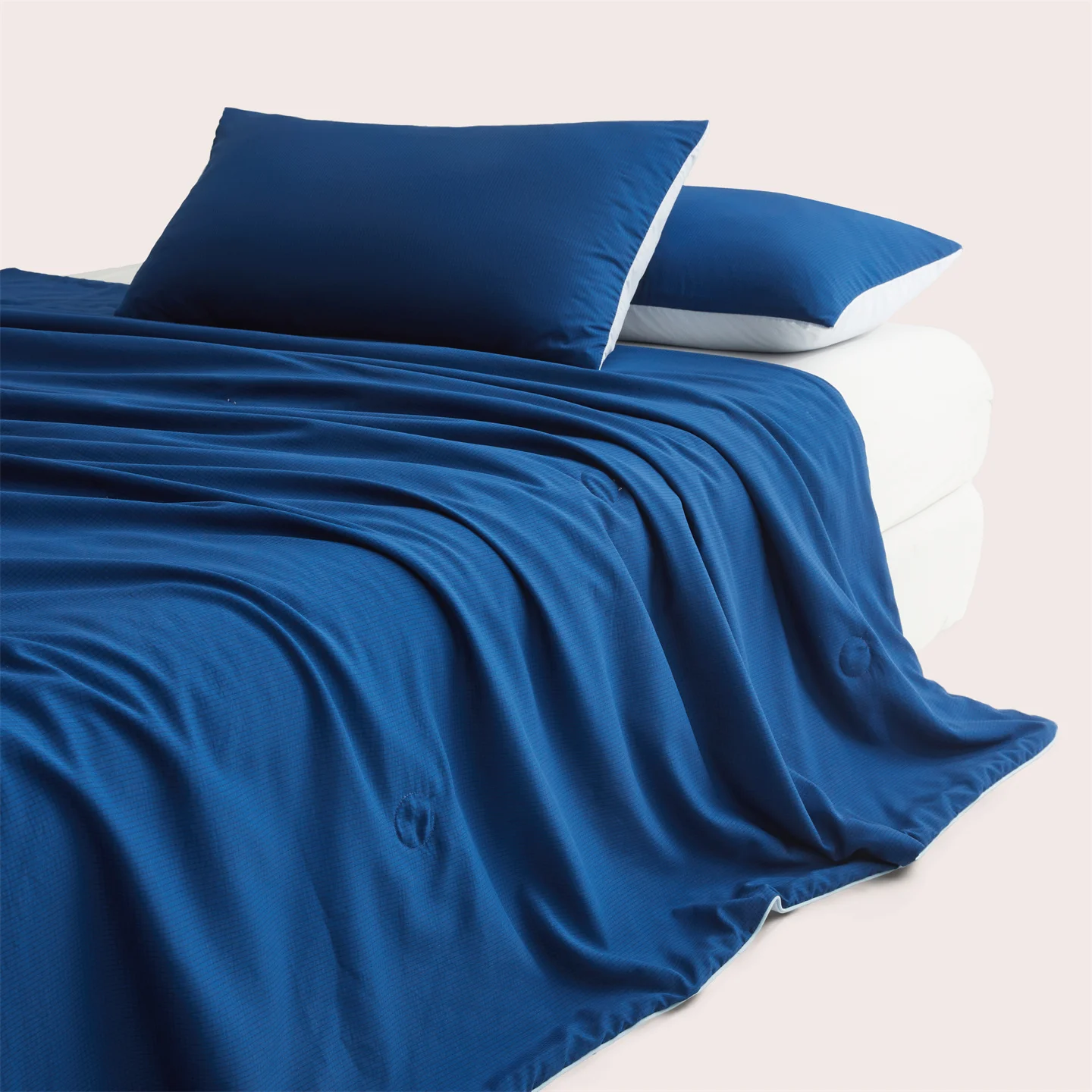 Cooling Summer Quilt Waffle edredones para cama Single/Queen Quilted Bedspread Air Condition Comforter 여름이불 (no pillowcase)