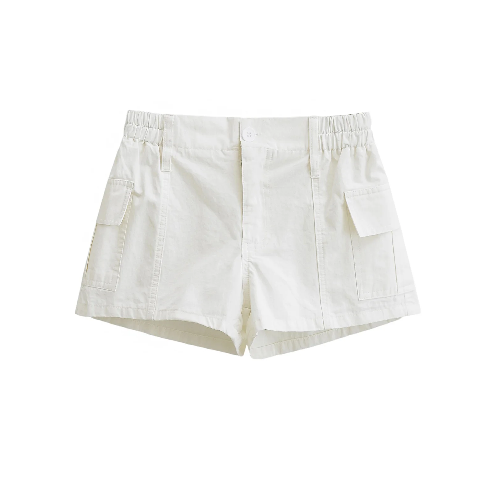 Street Style High Waist Shorts Casual Loose Fit Pockets Sexy Hot Pants for Women Trendy Blogger Look Comfortable Casual Pants