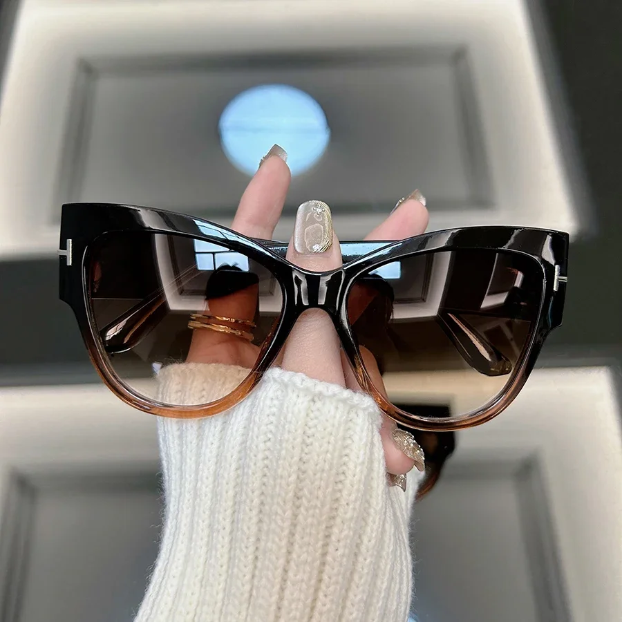 Fashion Cat Eye Sunglasses Women Men Brand Vintage Sun Glasses Female Male Designer Outdoors Mirror Shades Oculos De Sol image 4