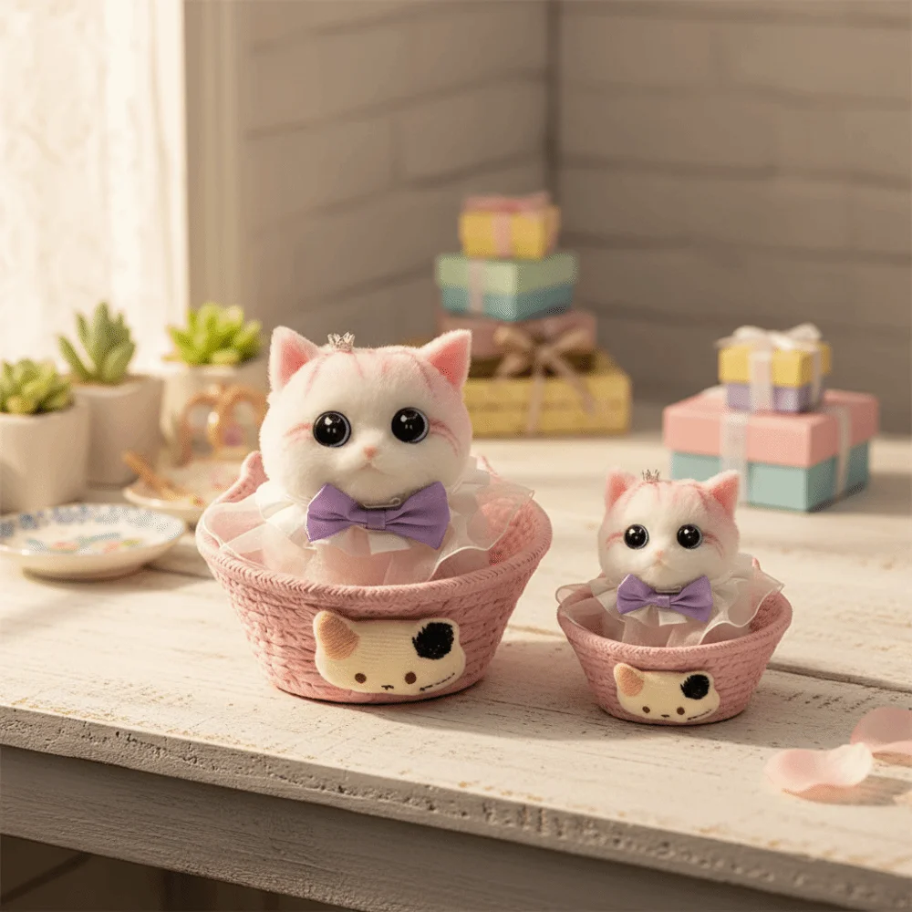 Cat Decor Soft Squishy Cat Slow Rebound Pinching Squishy Kitten Large Small Cat Fidget Desktop Display