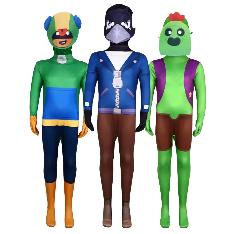 

En stock garçons et filles avec couvre-chef combat combinaison adulte Halloween carnaval fête jeu jeu de rôle ensemble chaud