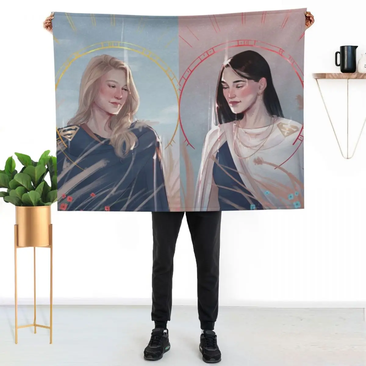 

Double Sun Throw Blanket Cozy Throw Blanket for Bed Sofa Chair