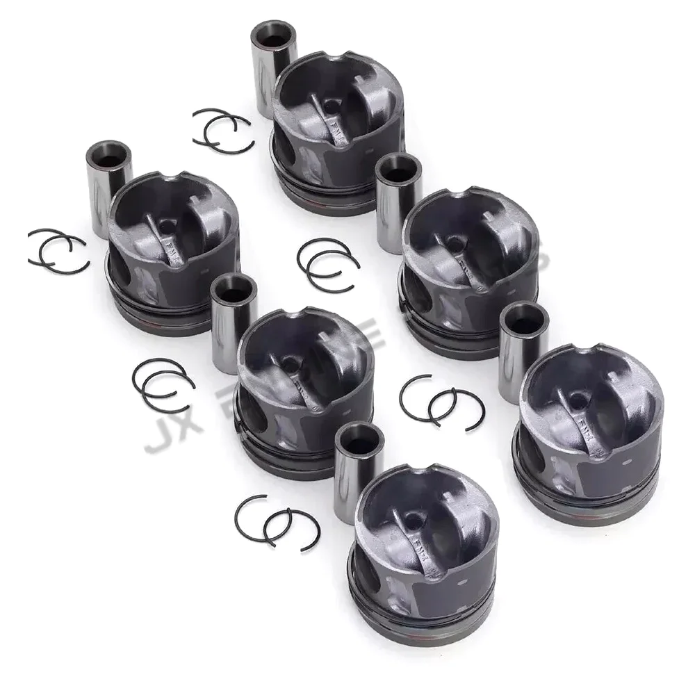 306DT Engine Piston & Piston Ring Set For 09-21 Land Rover 3.0 Diesel Discovery Range Rover Sport Jaguar F-PACE XF XJ 3.0T TDV6 - view 2